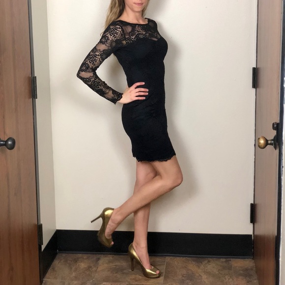 Dresses & Skirts - MOVING SALE Black lace dress